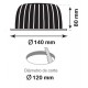 Downlight LED Redondo Técnico 15W, corte 120mm UGR19 Flicker Free